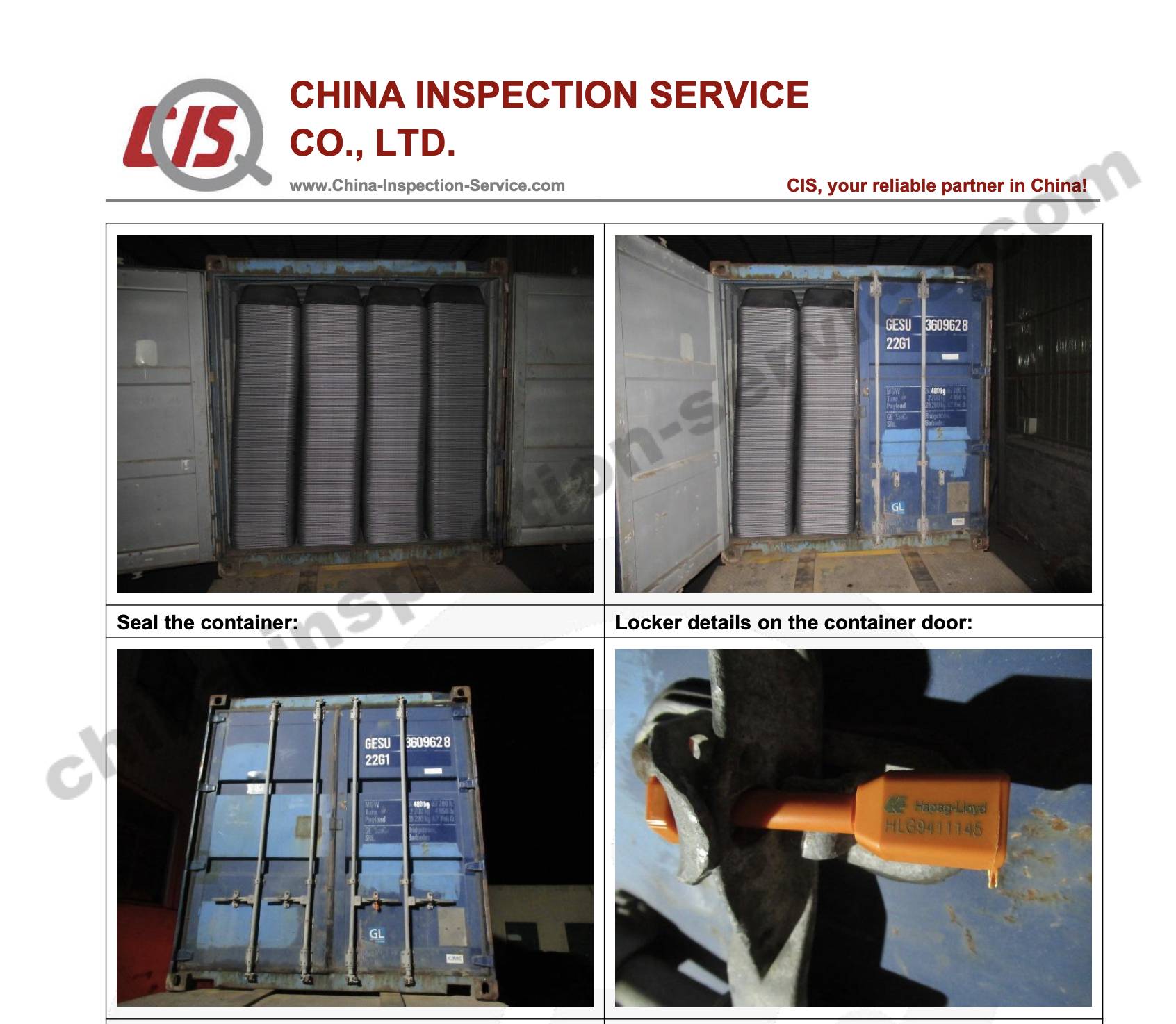container loading inspection